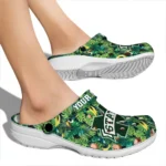 customized mississippi state bulldogs tropical leaves clogs best selling