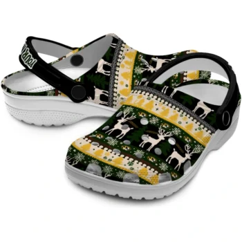 customized missouri tigers christmas motif clogs high quality