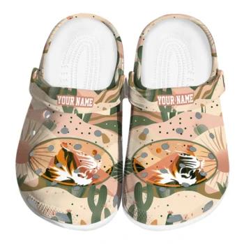 customized missouri tigers desert cactus pattern clogs best selling