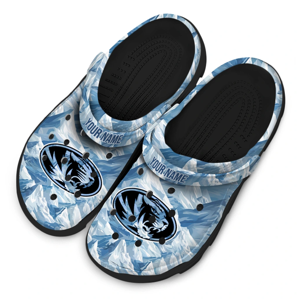 customized missouri tigers mountain artwork clogs latest model customized missouri tigers mountain artwork clogs latest model