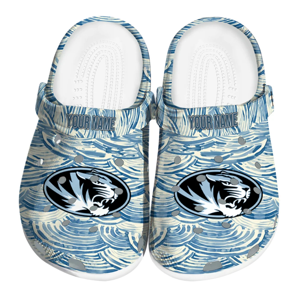 customized missouri tigers sea swirls clogs best selling customized missouri tigers sea swirls clogs best selling