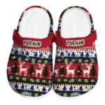customized montreal canadiens christmas motif clogs best selling