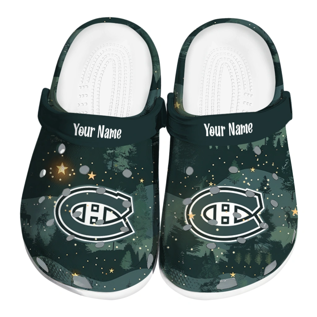 customized montreal canadiens deer nightscape clogs best selling customized montreal canadiens deer nightscape clogs best selling