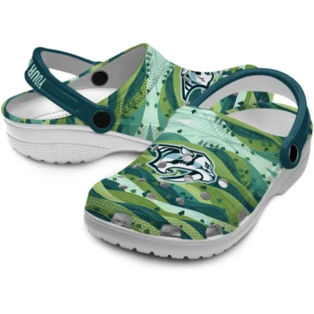 customized nashville predators hills illustration clogs high quality