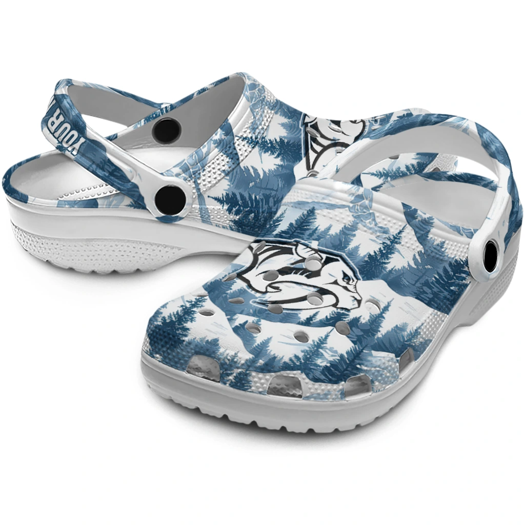 customized nashville predators snowy mountains clogs high quality customized nashville predators snowy mountains clogs high quality