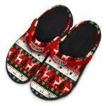 customized nc state wolfpack christmas motif clogs best selling