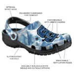 customized nc state wolfpack mountain artwork clogs best selling