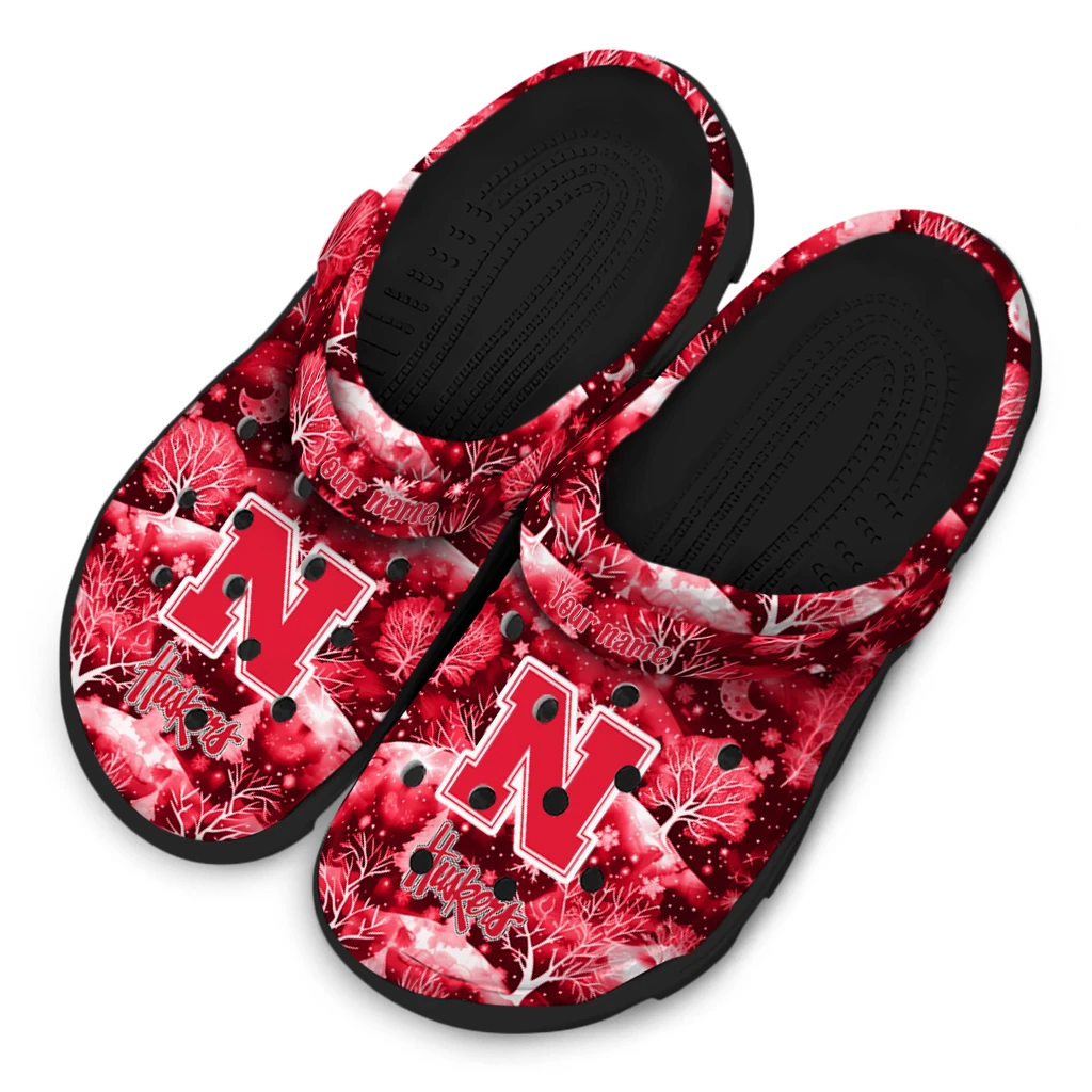 customized nebraska cornhuskers snowy hills clogs latest model customized nebraska cornhuskers snowy hills clogs latest model