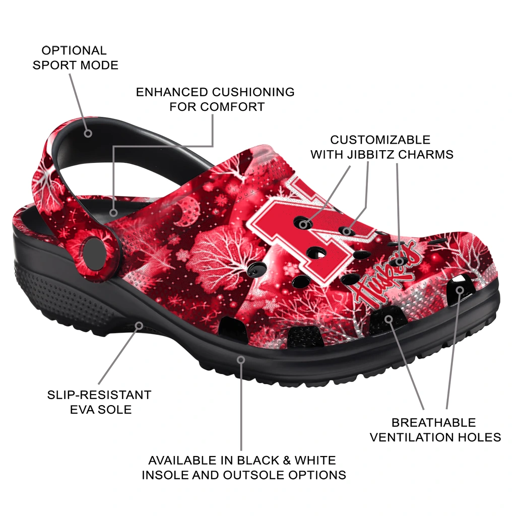 customized nebraska cornhuskers snowy hills clogs new arrival customized nebraska cornhuskers snowy hills clogs new arrival