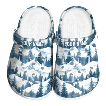 customized nebraska cornhuskers snowy mountains clogs best selling
