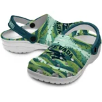 customized nevada wolf pack hills illustration clogs best selling