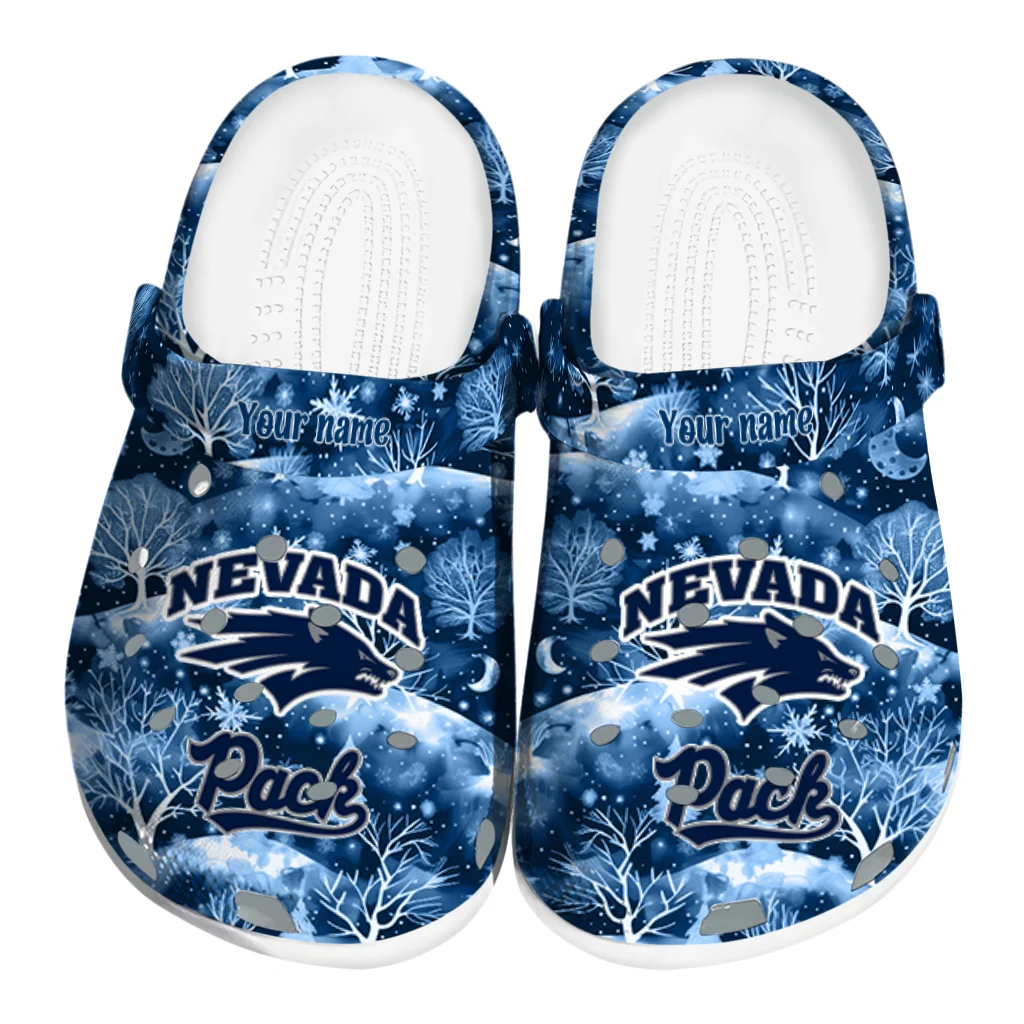 customized nevada wolf pack snowy hills clogs best selling customized nevada wolf pack snowy hills clogs best selling