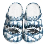 customized nevada wolf pack snowy mountains clogs best selling