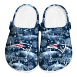 customized new england patriots snowy hills clogs best selling