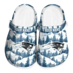 customized new england patriots snowy mountains clogs best selling