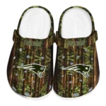 customized new england patriots woods forest designs clogs best selling