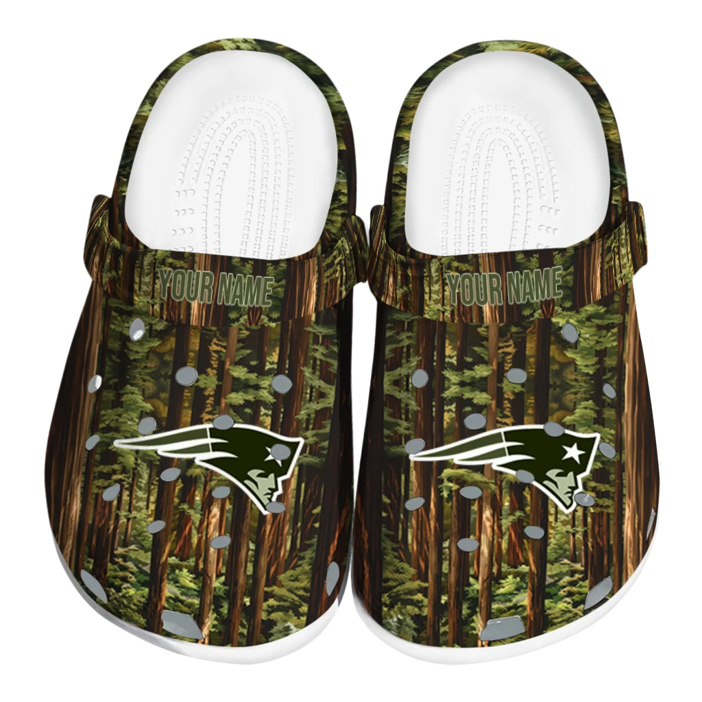 customized new england patriots woods forest designs clogs best selling customized new england patriots woods forest designs clogs best selling