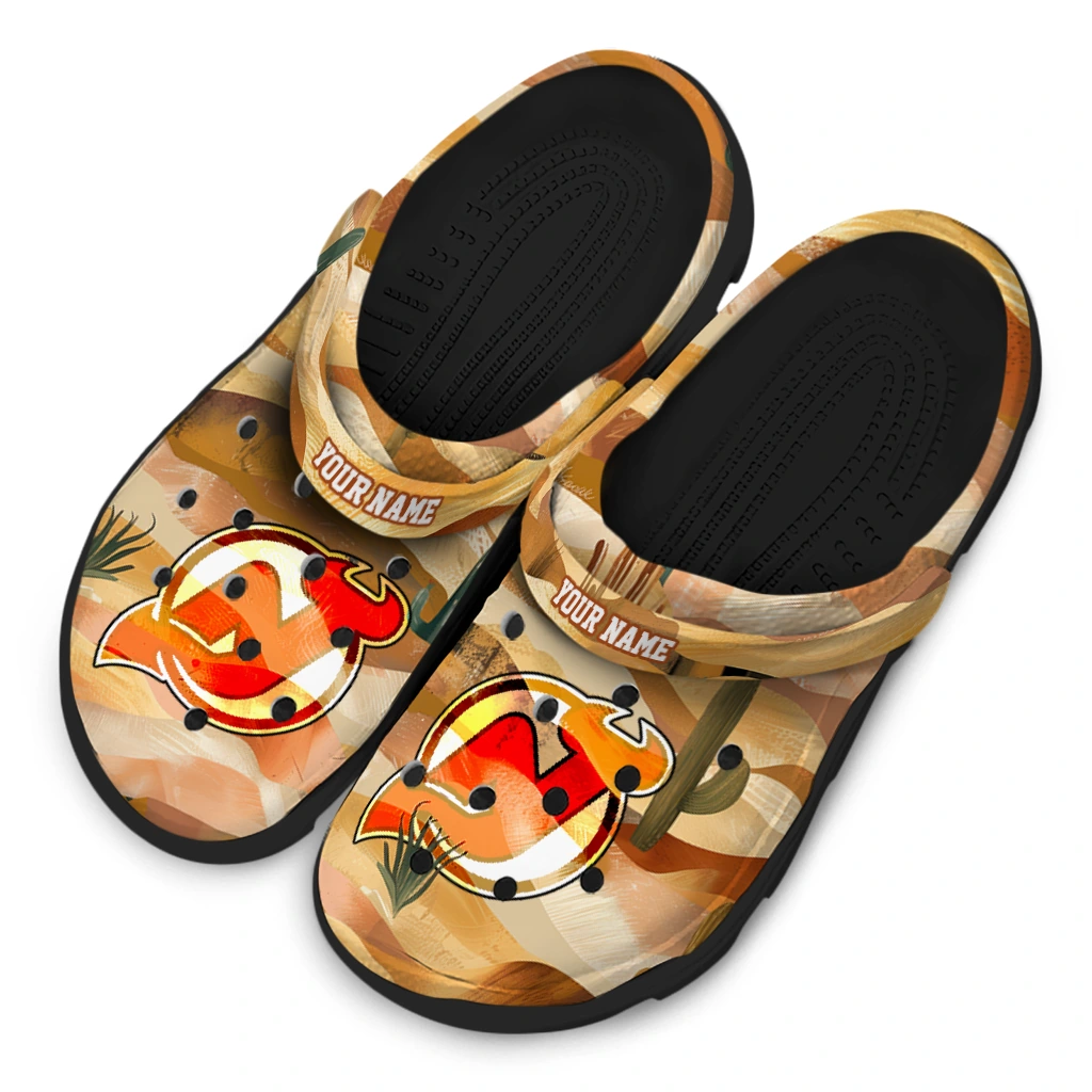 customized new jersey devils desert layers clogs latest model customized new jersey devils desert layers clogs latest model