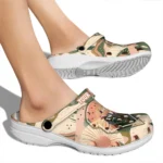 customized new mexico lobos desert cactus pattern clogs best selling