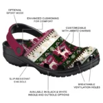 customized new mexico state aggies christmas motif clogs best selling