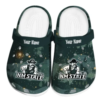 customized new mexico state aggies deer nightscape clogs best selling