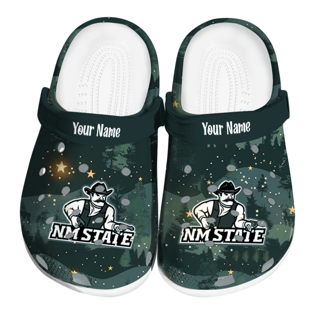customized new mexico state aggies deer nightscape clogs best selling customized new mexico state aggies deer nightscape clogs best selling