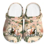 customized new mexico state aggies desert cactus pattern clogs best selling