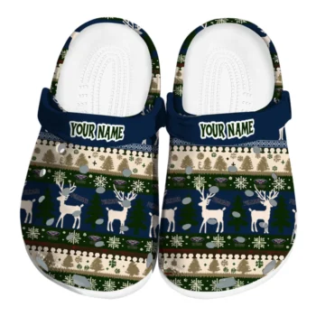 customized new orleans pelicans christmas motif clogs best selling