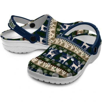 customized new orleans pelicans christmas motif clogs high quality