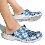 customized new orleans saints snowflake mosaic clogs best selling
