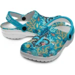 customized new orleans saints tropical fish ocean clogs best selling