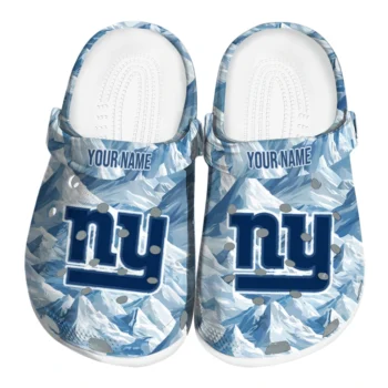 customized new york giants mountain artwork clogs best selling
