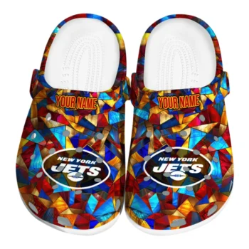 customized new york jets prism pieces clogs best selling