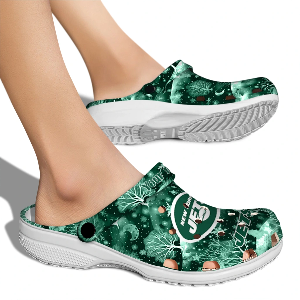 customized new york jets snowy hills clogs fashion forward customized new york jets snowy hills clogs fashion forward
