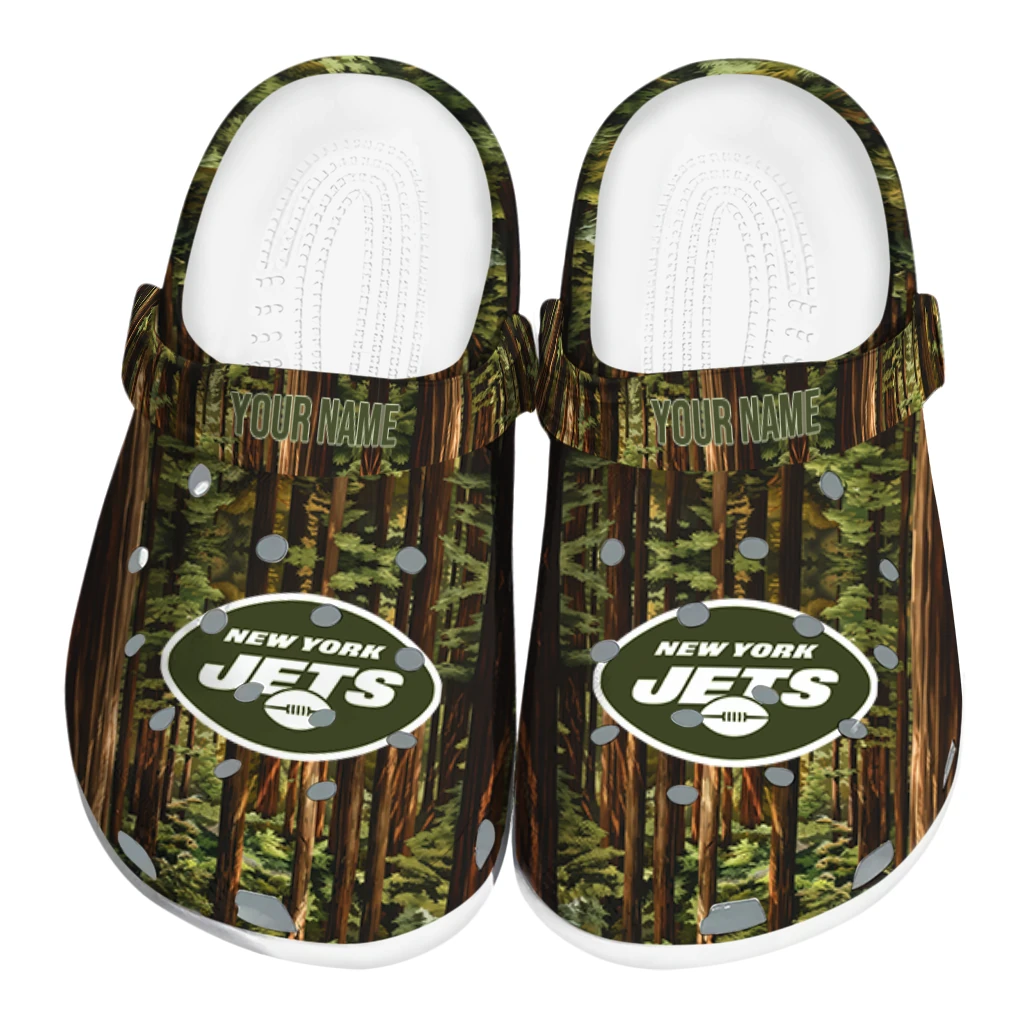 customized new york jets woods forest designs clogs best selling customized new york jets woods forest designs clogs best selling