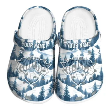 customized new york knicks snowy mountains clogs best selling