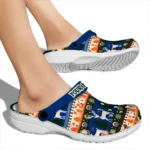 customized new york mets christmas motif clogs best selling