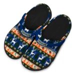 customized new york mets christmas motif clogs best selling