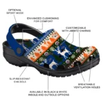 customized new york mets christmas motif clogs best selling