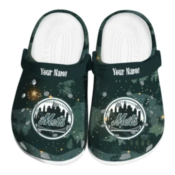customized new york mets deer nightscape clogs best selling
