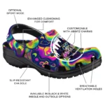 customized new york mets swirling mushrooms clogs best selling