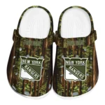 customized new york rangers woods forest designs clogs best selling