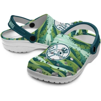 customized new york yankees hills illustration clogs high quality