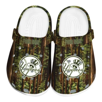 customized new york yankees woods forest designs clogs best selling