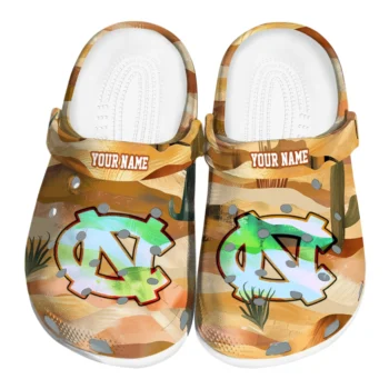 customized north carolina tar heels desert layers clogs best selling