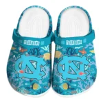 customized north carolina tar heels tropical fish ocean clogs best selling