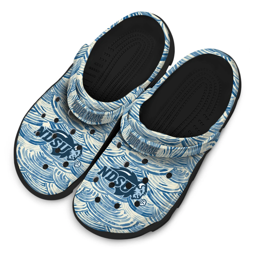 customized north dakota state bison sea swirls clogs latest model customized north dakota state bison sea swirls clogs latest model