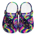 customized north texas mean green swirling mushrooms clogs best selling