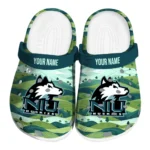 customized northern illinois huskies hills illustration clogs best selling