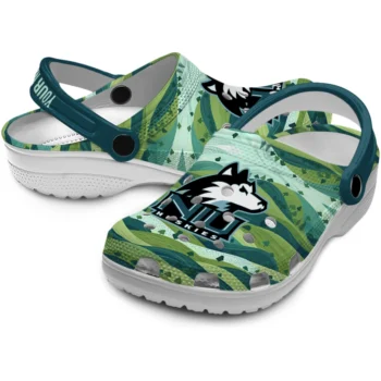 customized northern illinois huskies hills illustration clogs high quality